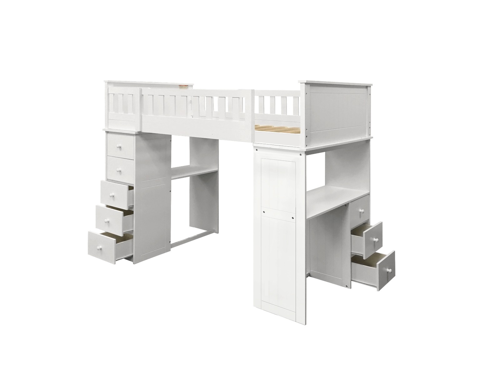 Acme Furniture Willoughby White Twin Loft Bed
