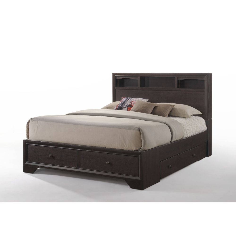 Acme Furniture Madison II Espresso Queen Storage Bed