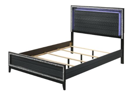 Acme Furniture Haiden Weathered Black King Bed