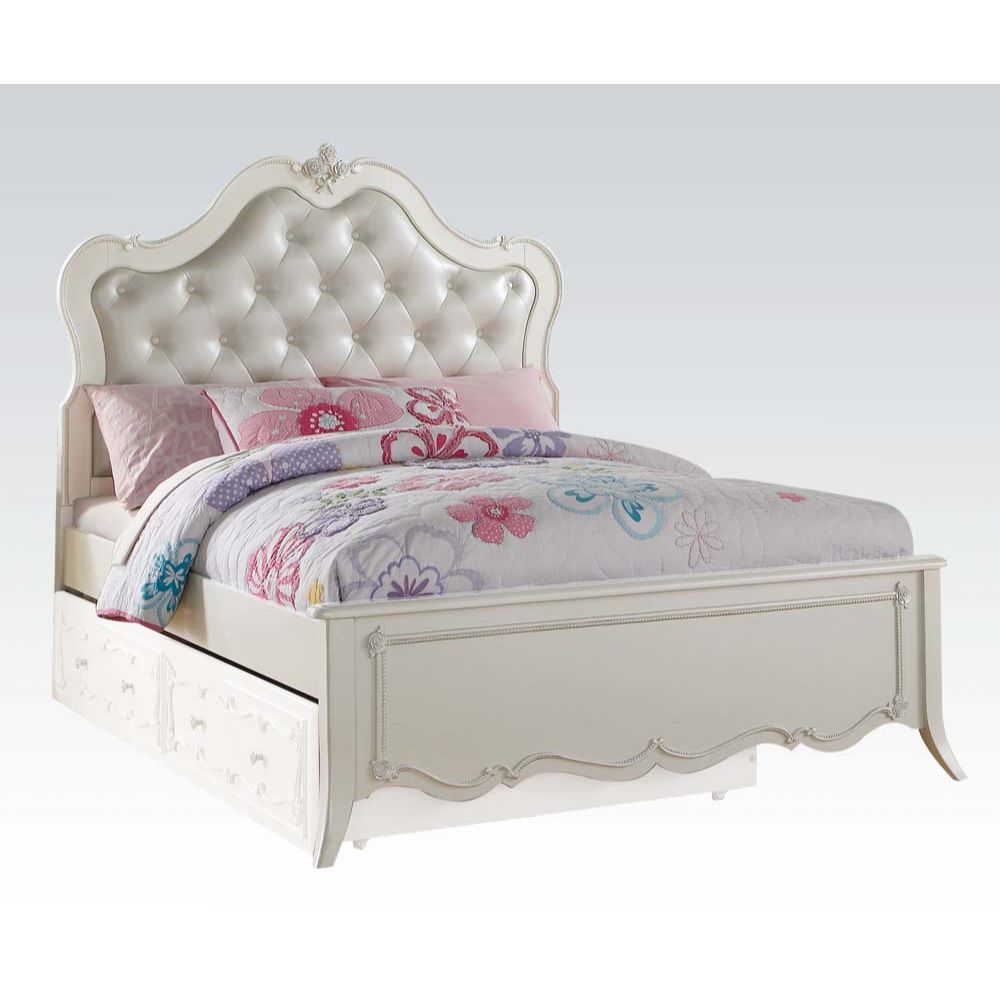 Acme Furniture Edalene Pearl White Full Bed