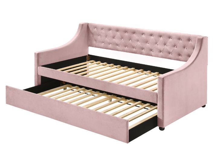 Acme Furniture Lianna Pink Twin Trundle Daybed