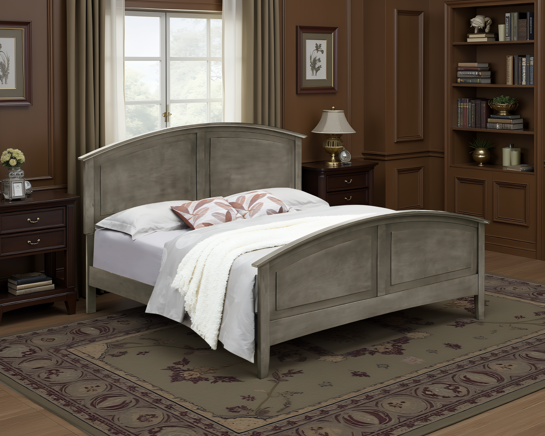 Elite Space Living Halden Gray Full Bed