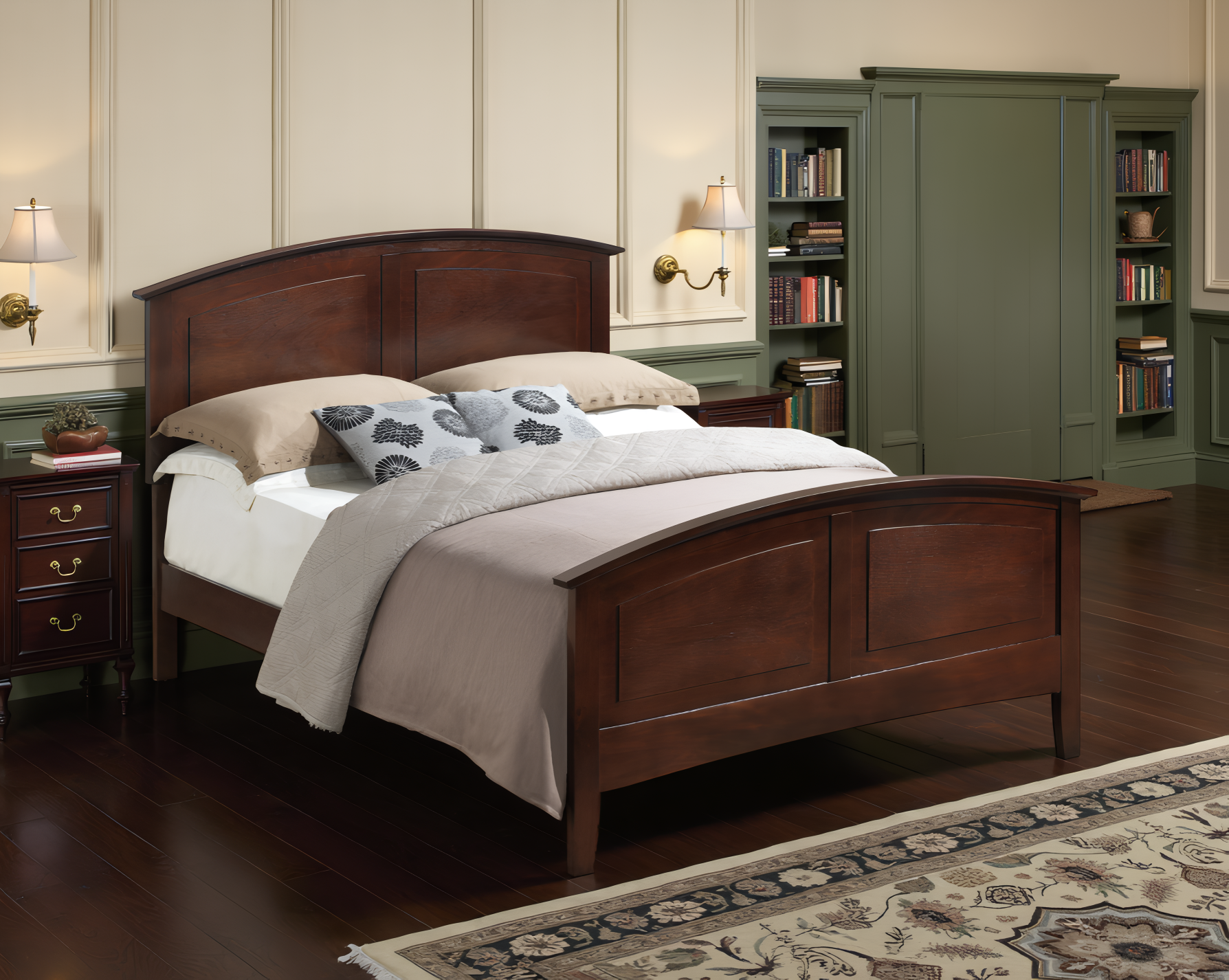 Elite Space Living Halden Cappuccino Full Bed