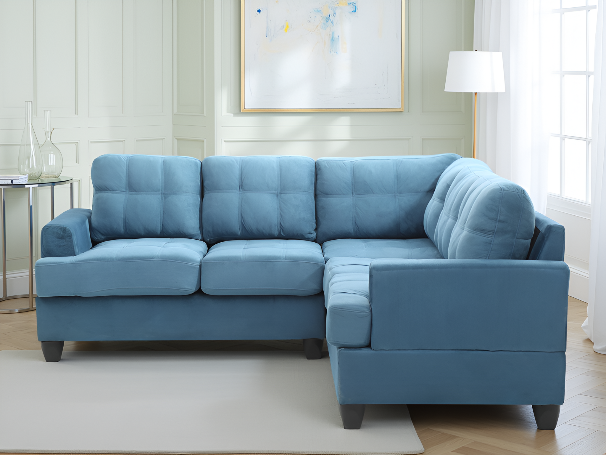 Elite Space Living Hobart Aqua Sectional