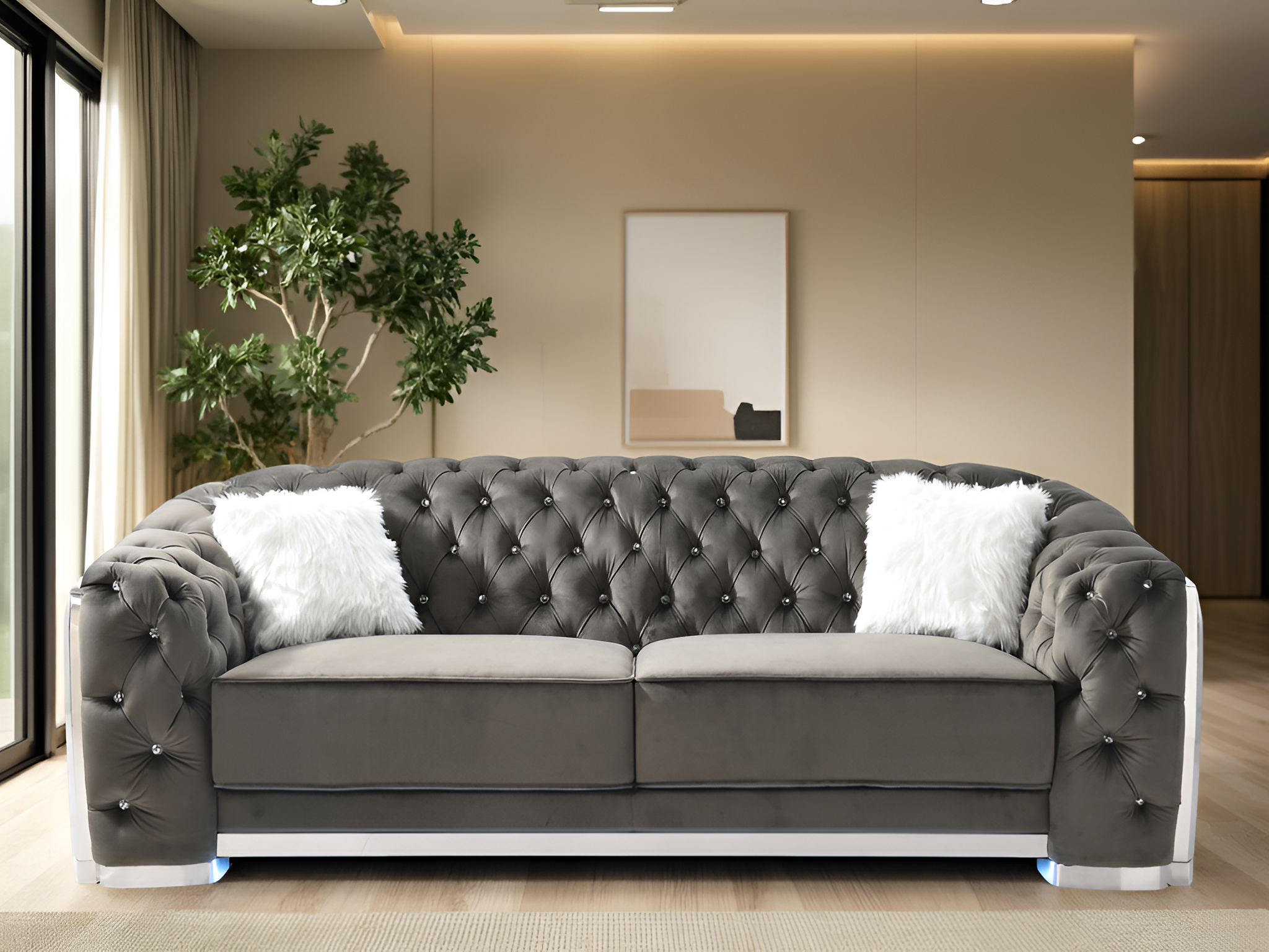 Wroclaw Gray Sofa