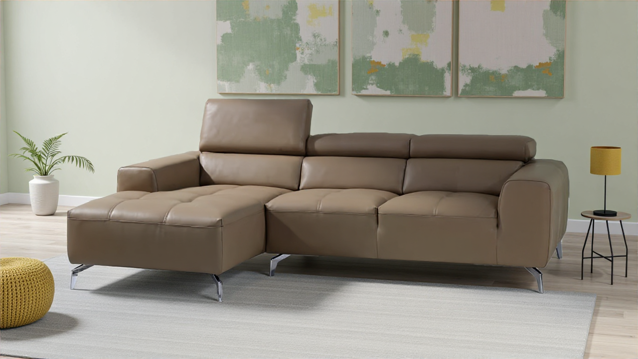 Elite Space Living Sivas Premium Leather LAF Sectional