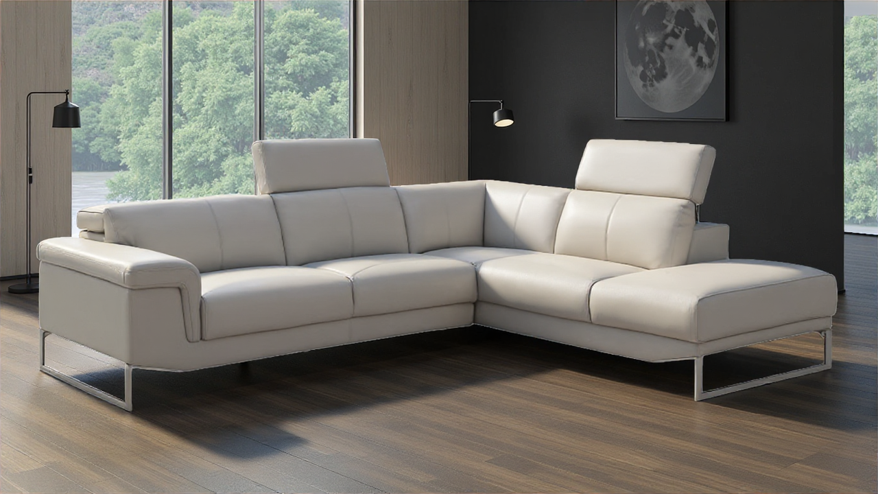 Elite Space Living Leeds Light Grey RAF Sectional