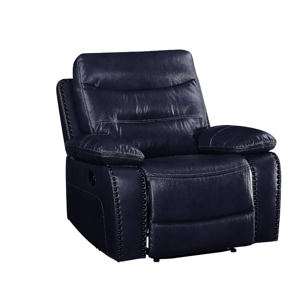 Acme Furniture Aashi Navy Recliner