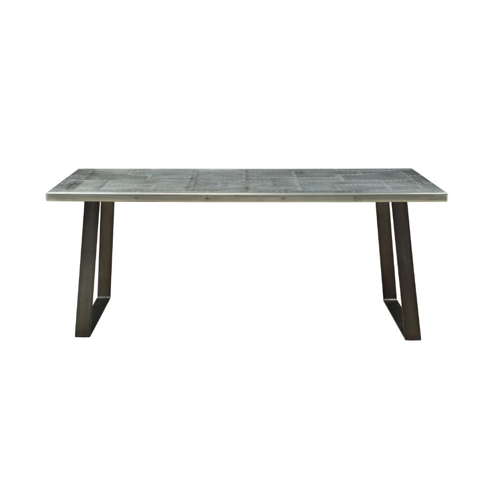 Acme Furniture Kaylia Gunmetal Aluminum Dining Table