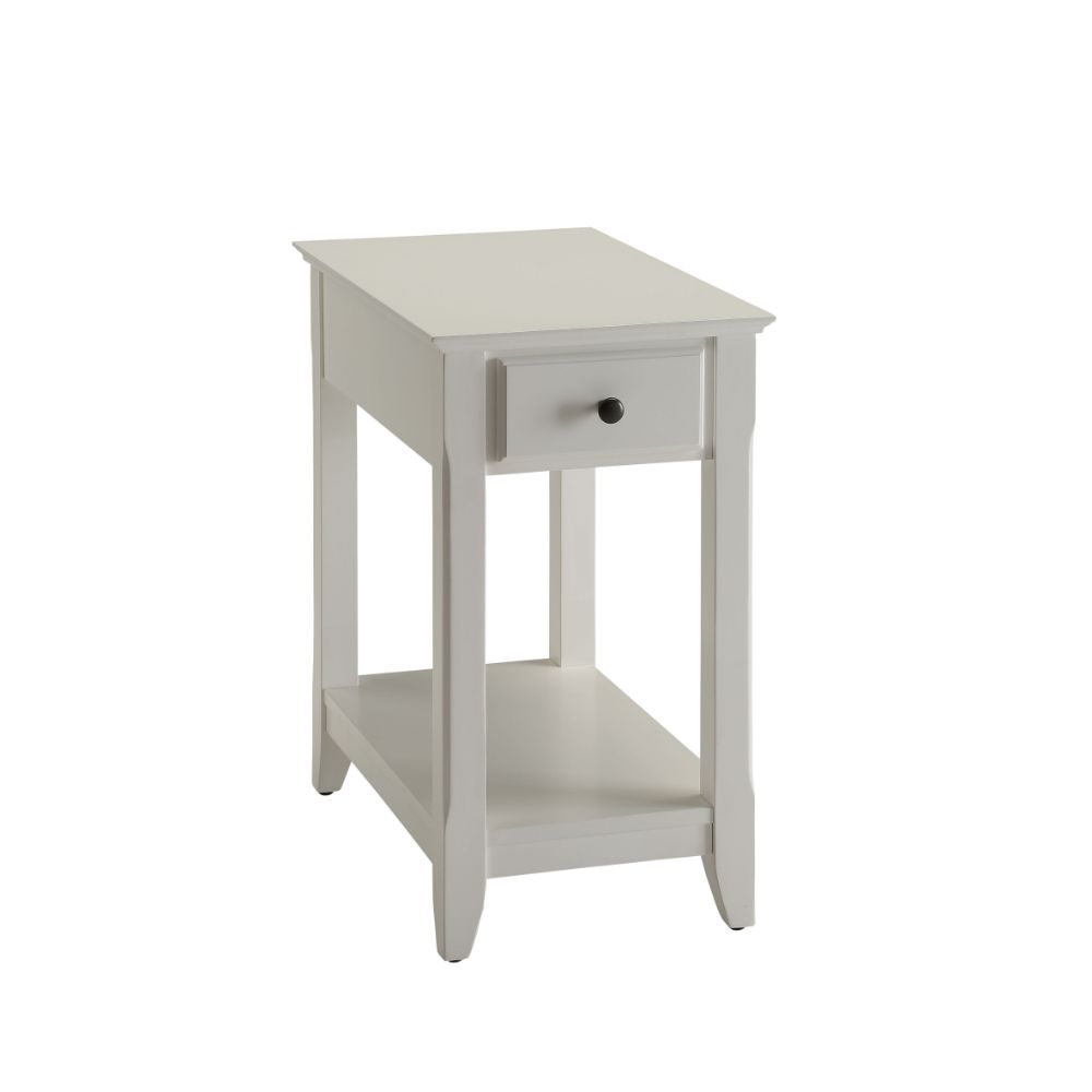 Acme Furniture Bertie White Accent Table