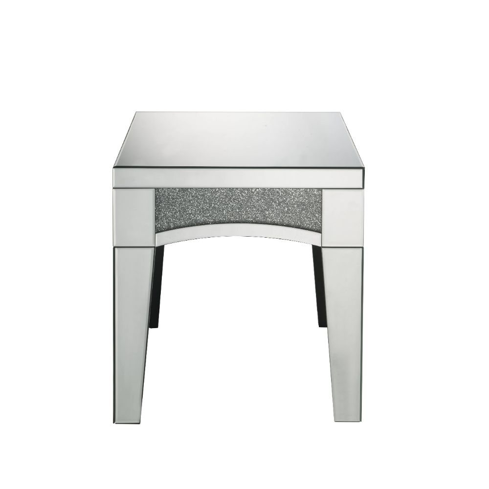 Acme Furniture Noralie Mirrored End Table