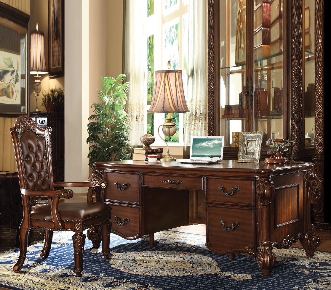 Acme Furniture Vendome Cherry Office Furniture Set