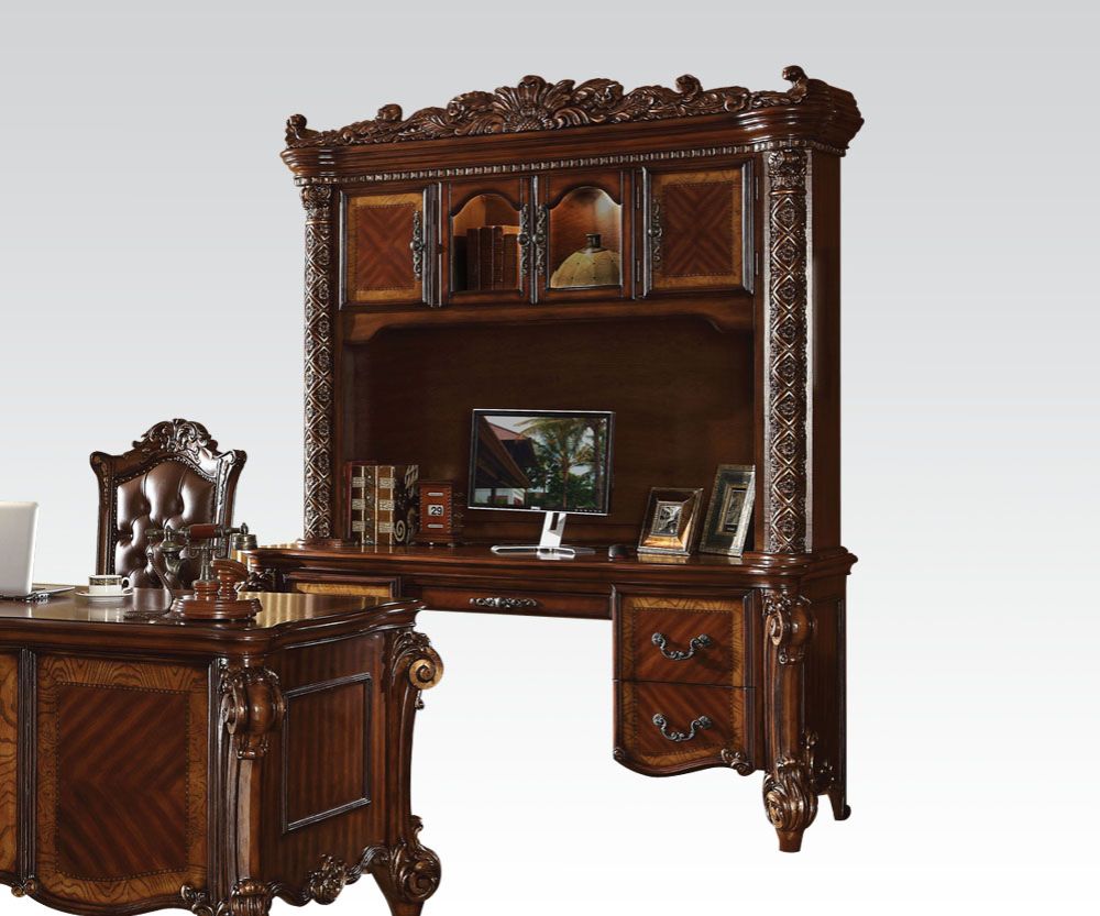 Acme Furniture Vendome Cherry Computer Desk and Hutch