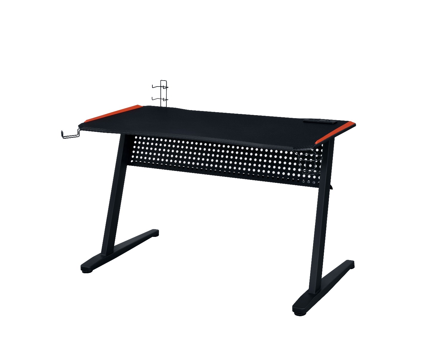 Acme Furniture Dragi Black Red USB Gaming Table