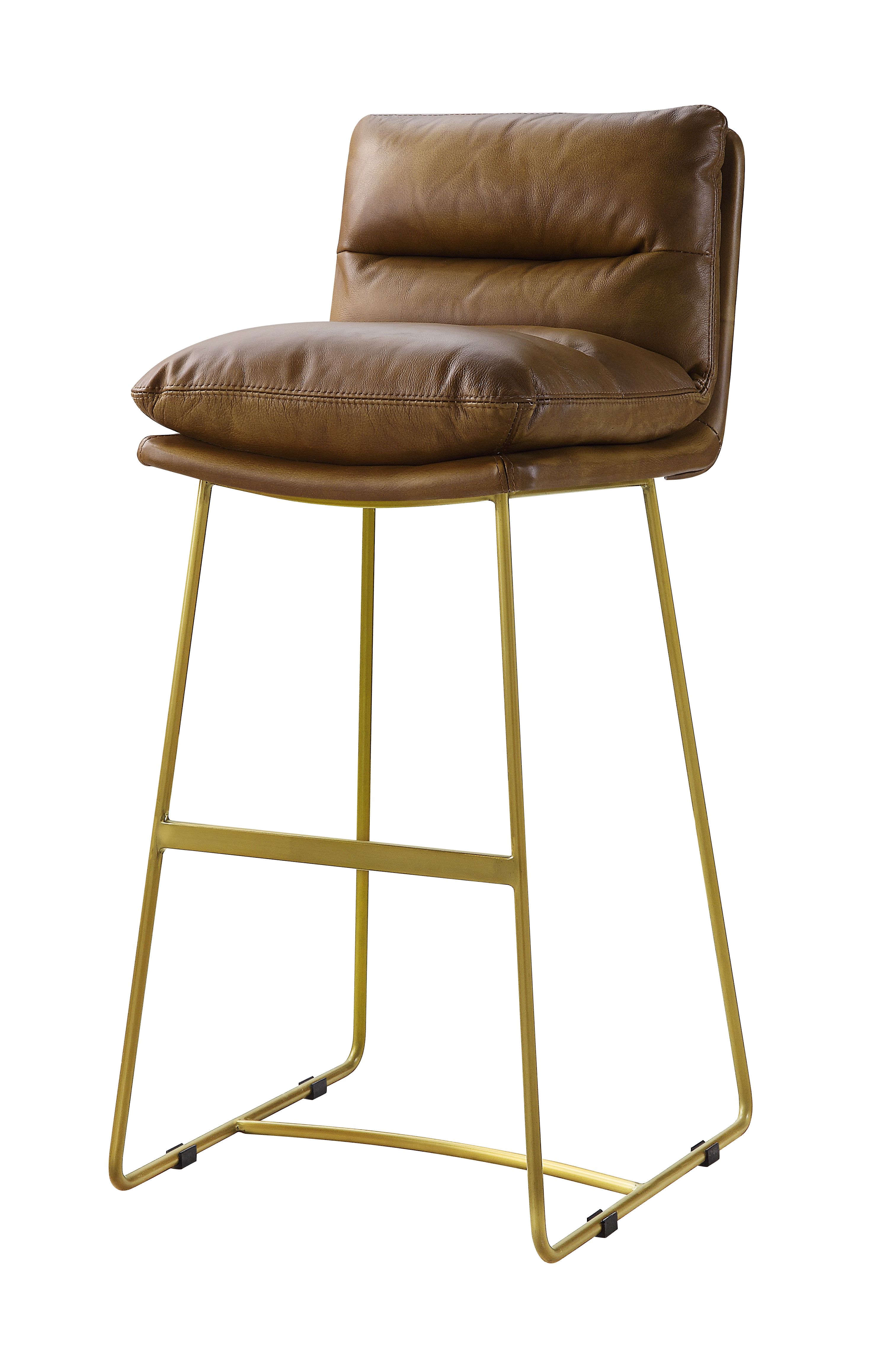 Acme Furniture Alsey Saddle Brown Bar Chair