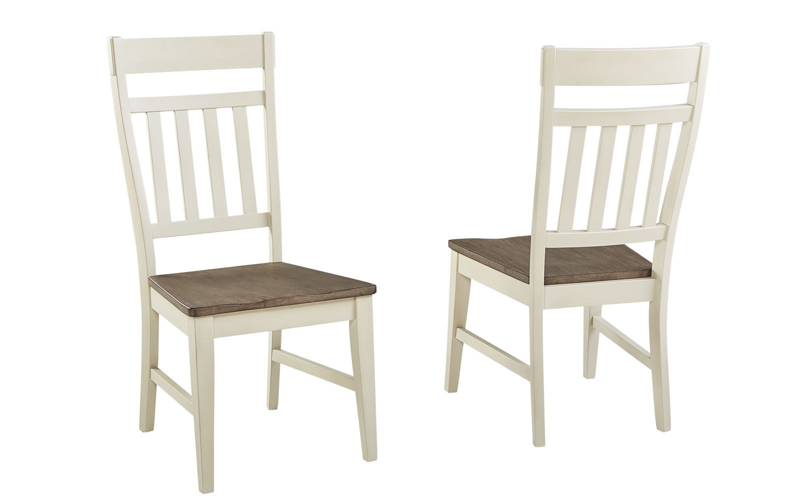 Bremerton Splatback Side Chair with Wood Seating, Saddle dust & Oyster Finish