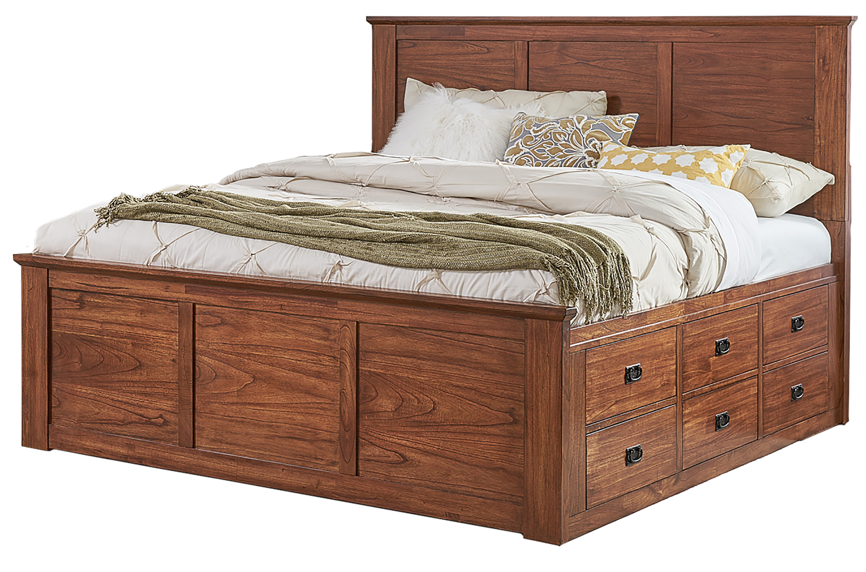 A-America Mission Hills Harvest King Captains Bed
