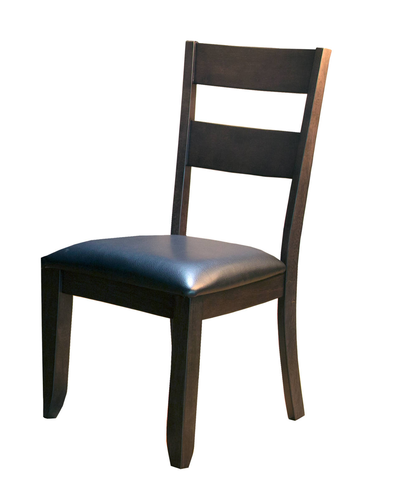 2 A-America Mariposa Warm Gray Ladderback Side Chairs