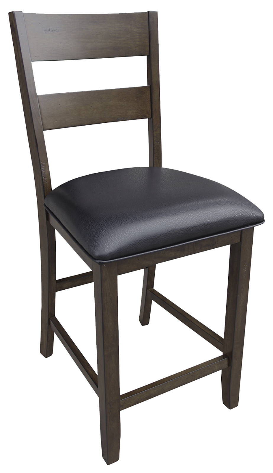2 A-America Mariposa Warm Gray Ladderback Counter Chairs