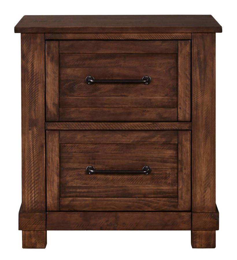 A-America Sun Valley Rustic Timber Nightstand