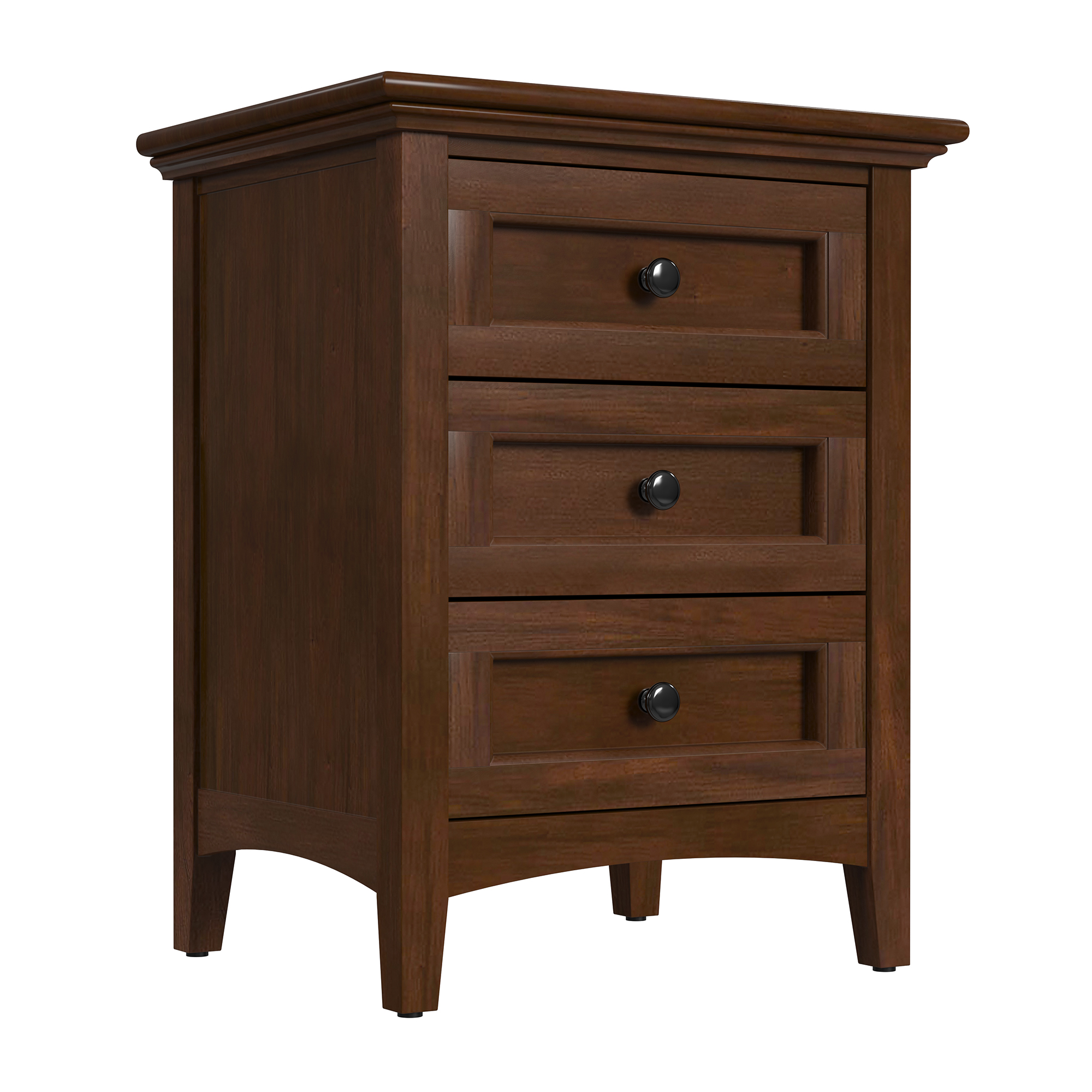 A-America Westlake Cherry Brown 3 Drawer Nightstand