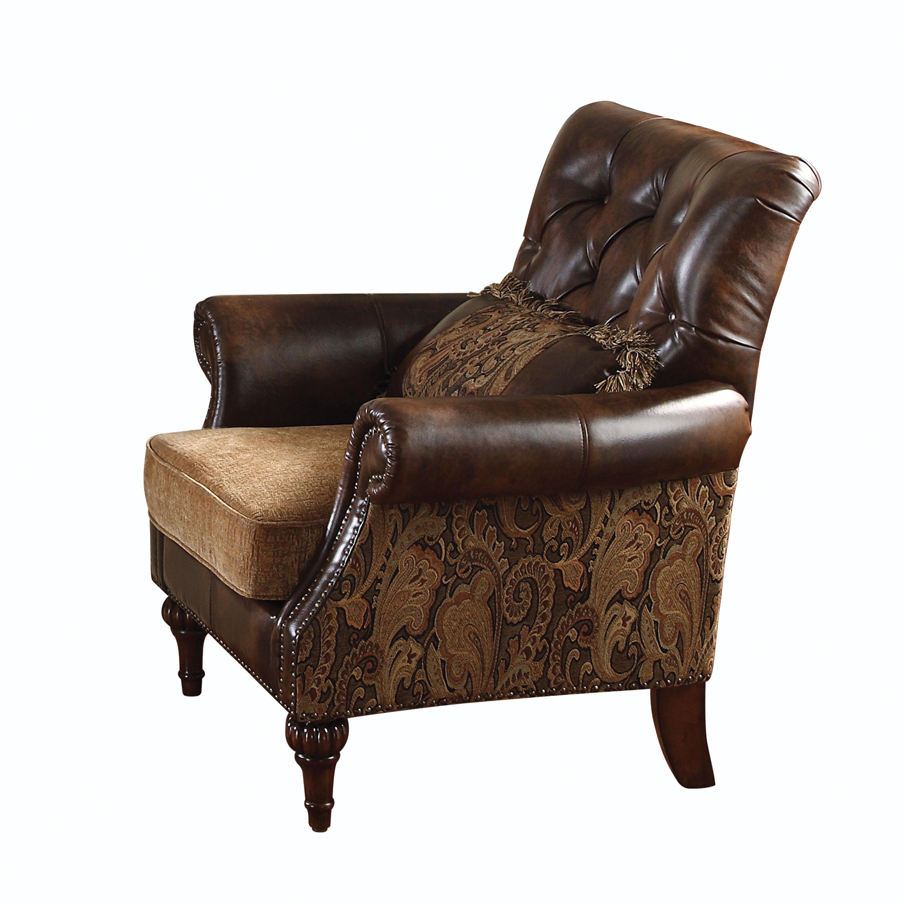 Acme Furniture Dreena Brown Cherry One Pillow Chair
