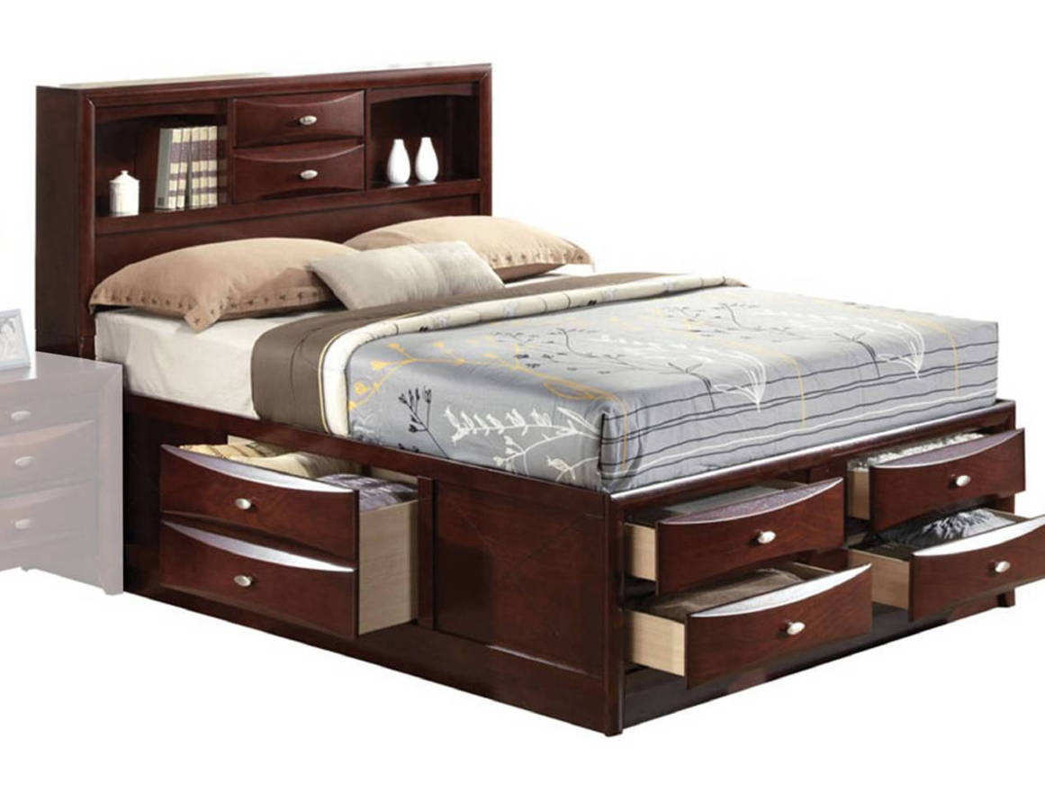 Acme Furniture Ireland Espresso Queen Storage Bed