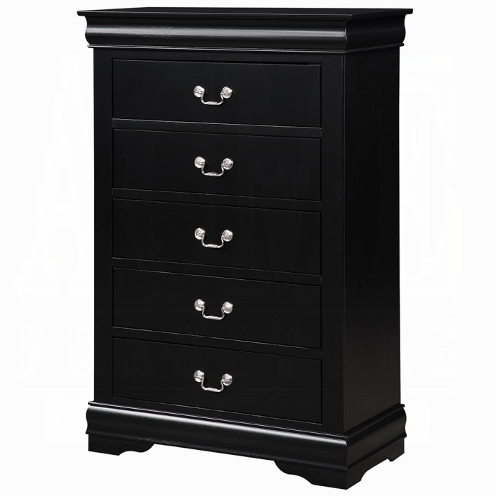 Acme Furniture Louis Philippe Black Chest