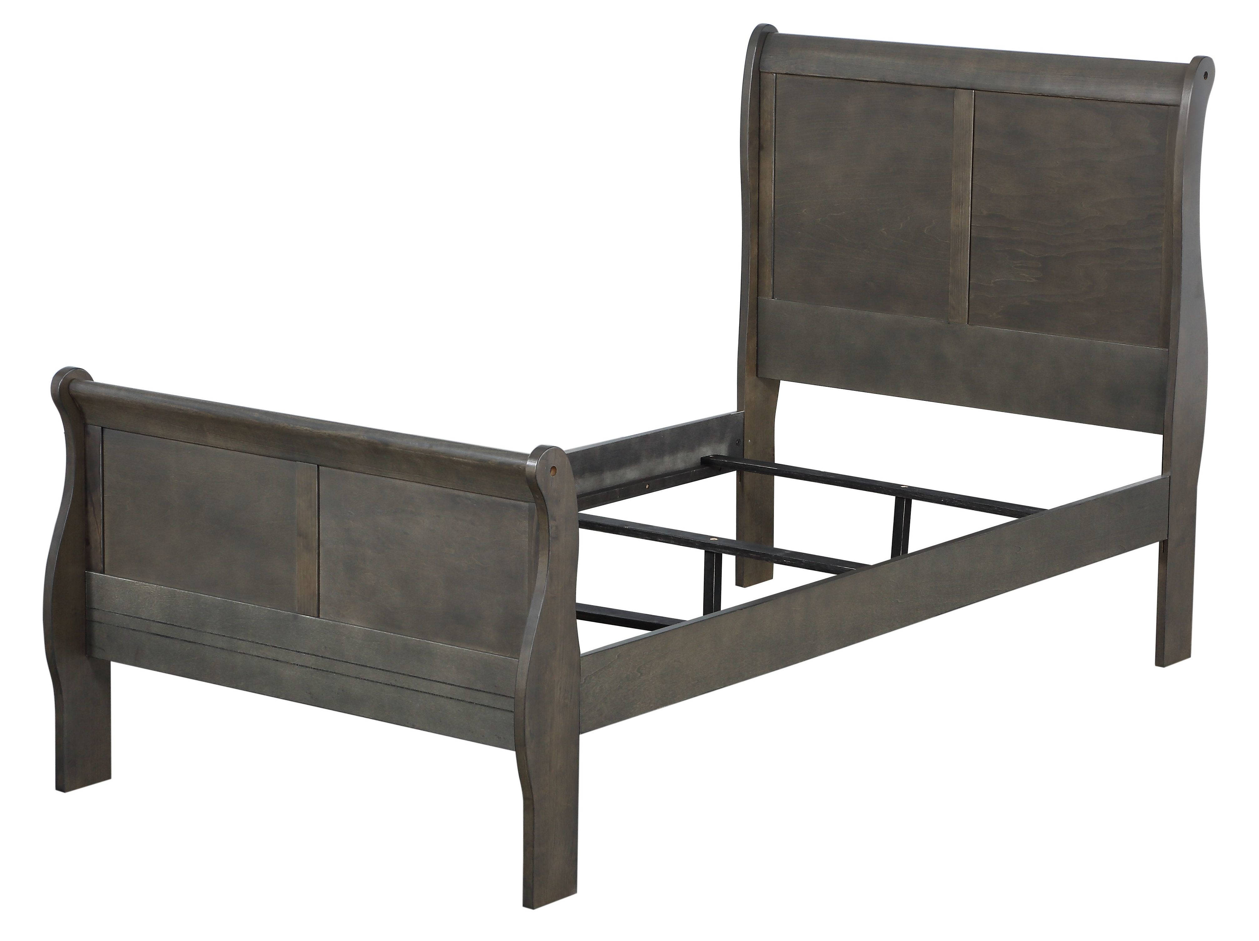 Acme Furniture Louis Philippe Dark Gray Full Bed