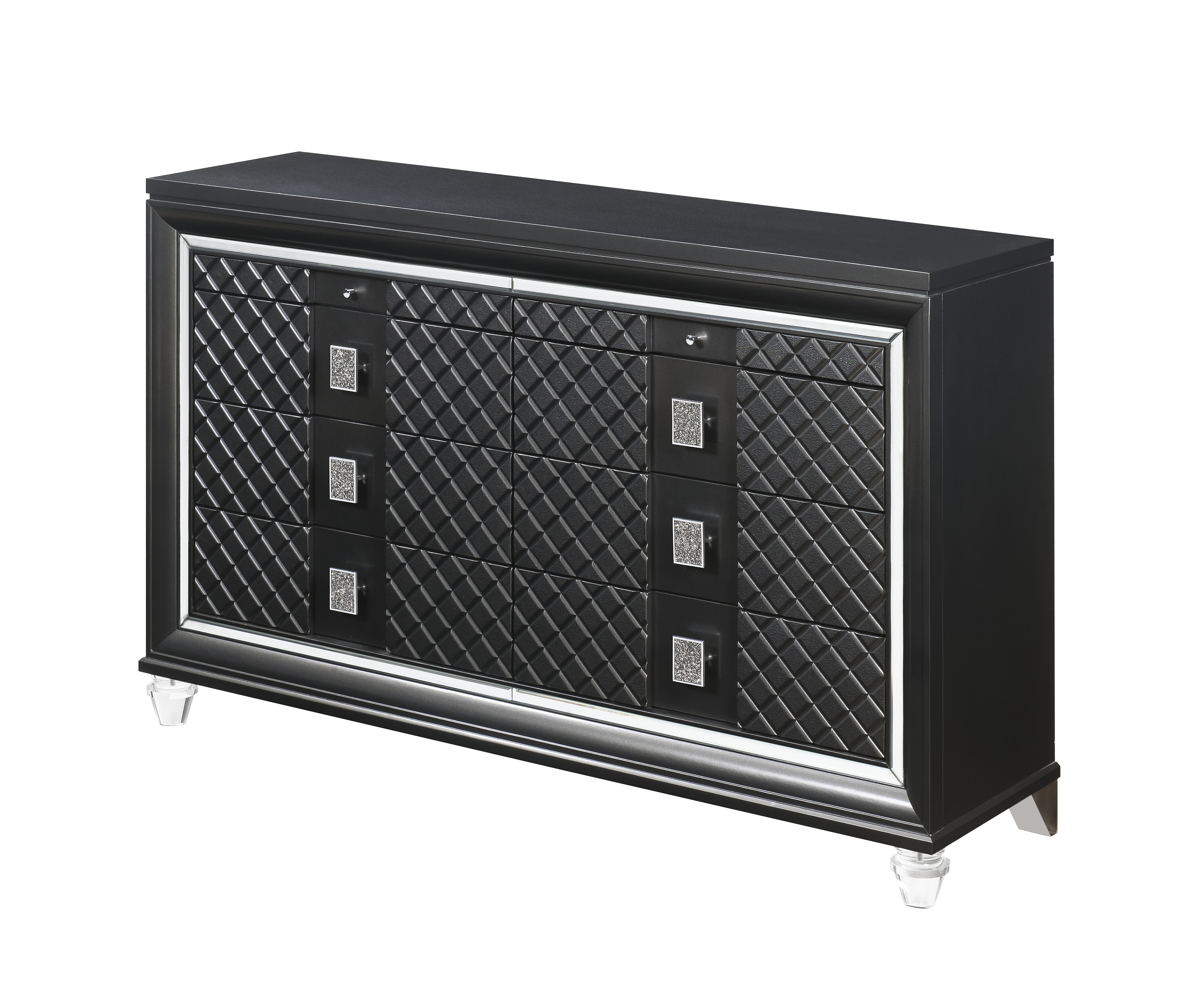 Acme Furniture Sawyer Metallic Gray Dresser