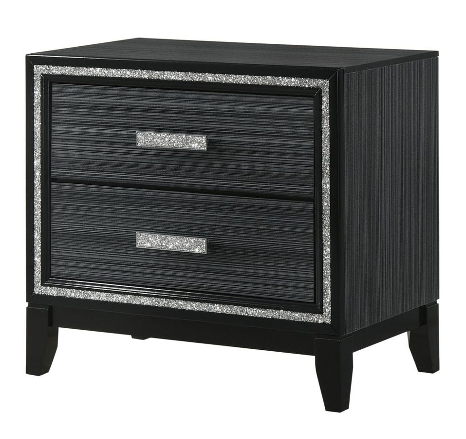 Acme Furniture Haiden Weathered Black Nightstand