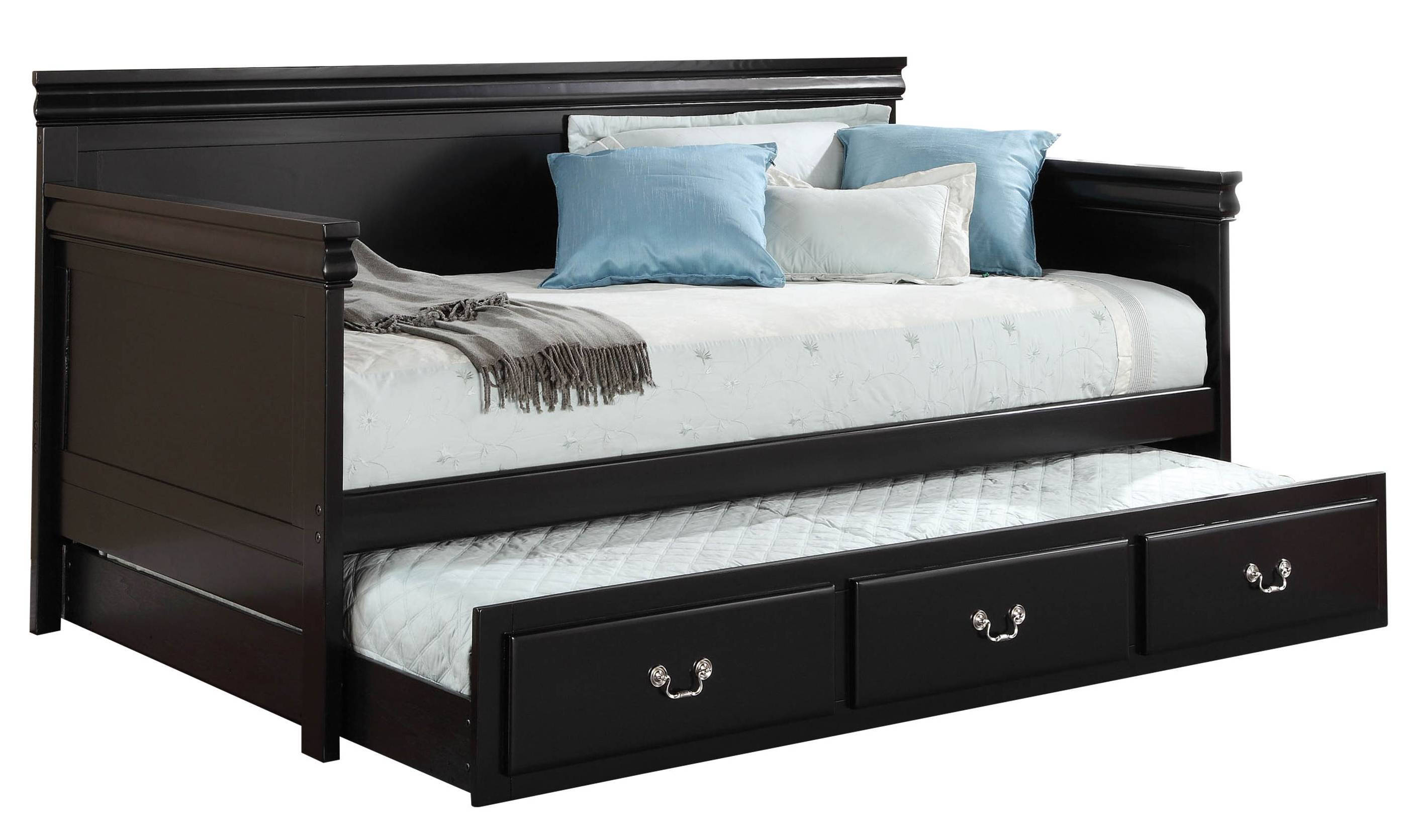 Acme Furniture Bailee Black Wood Trundle Daybed
