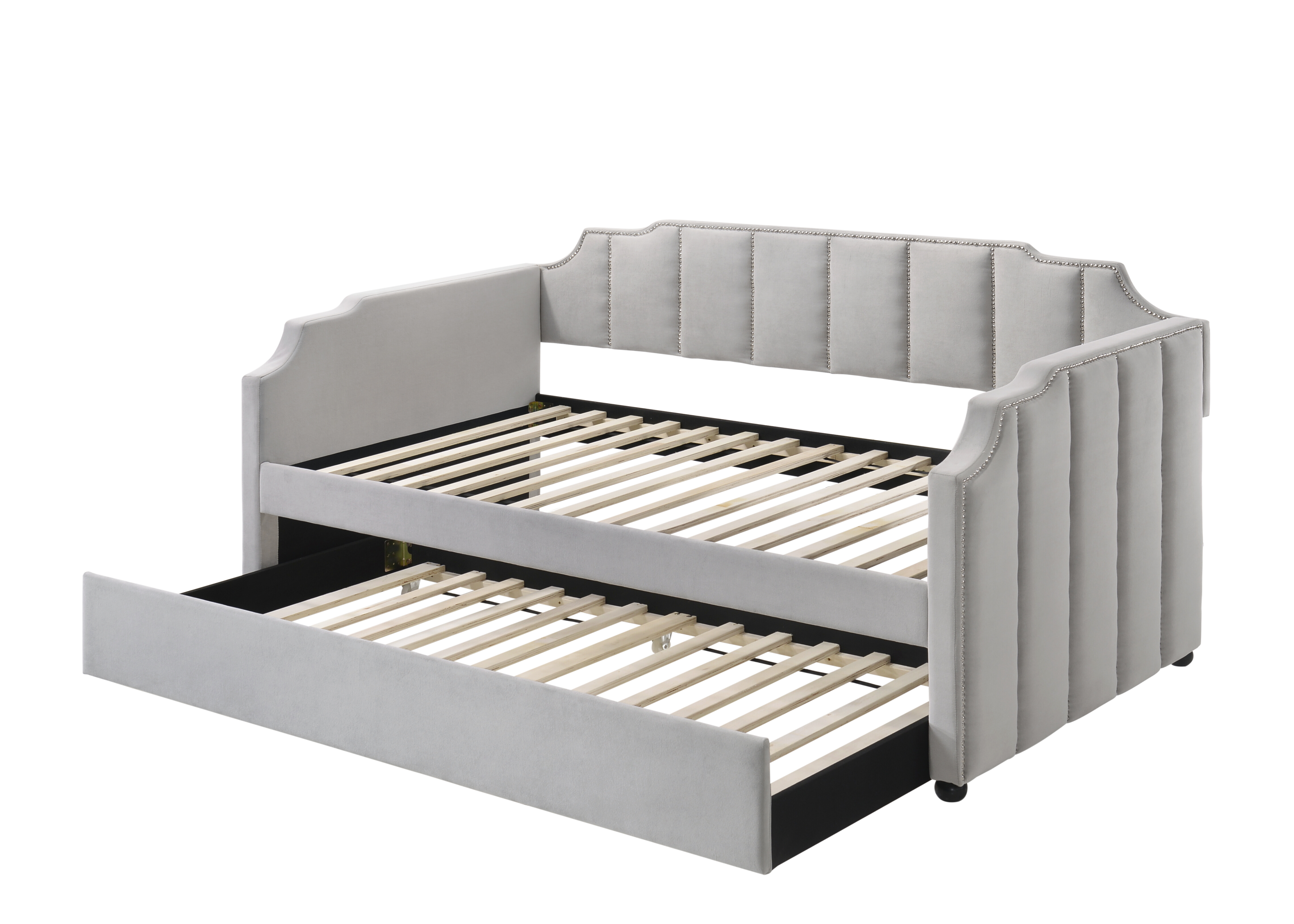 Acme Furniture Peridot Dove Gray Twin Trundle Daybed
