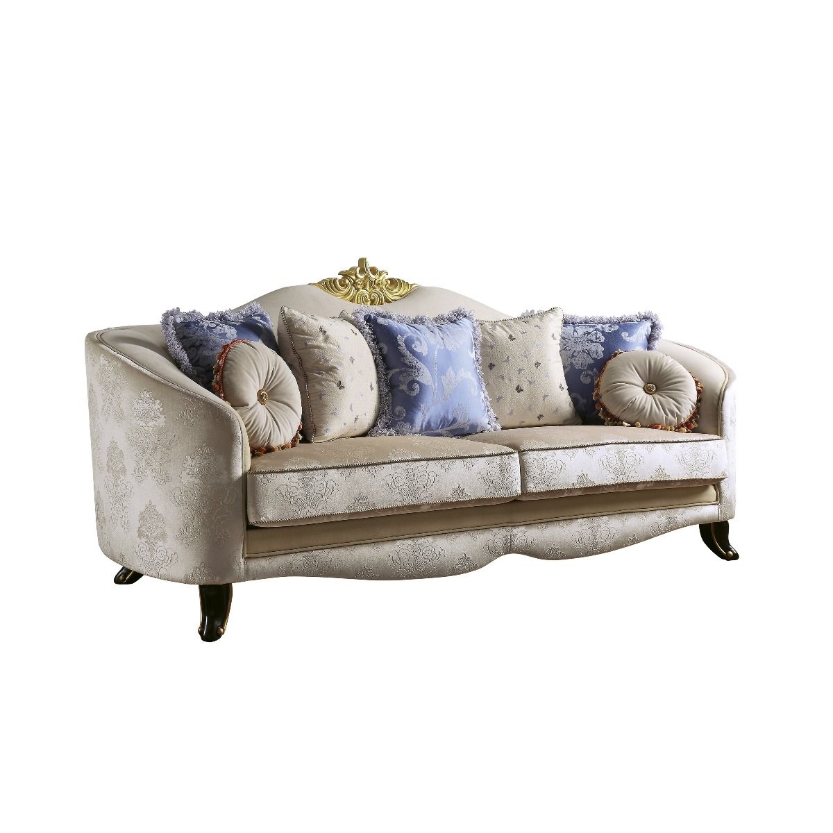 Sofa w/7 Pillows