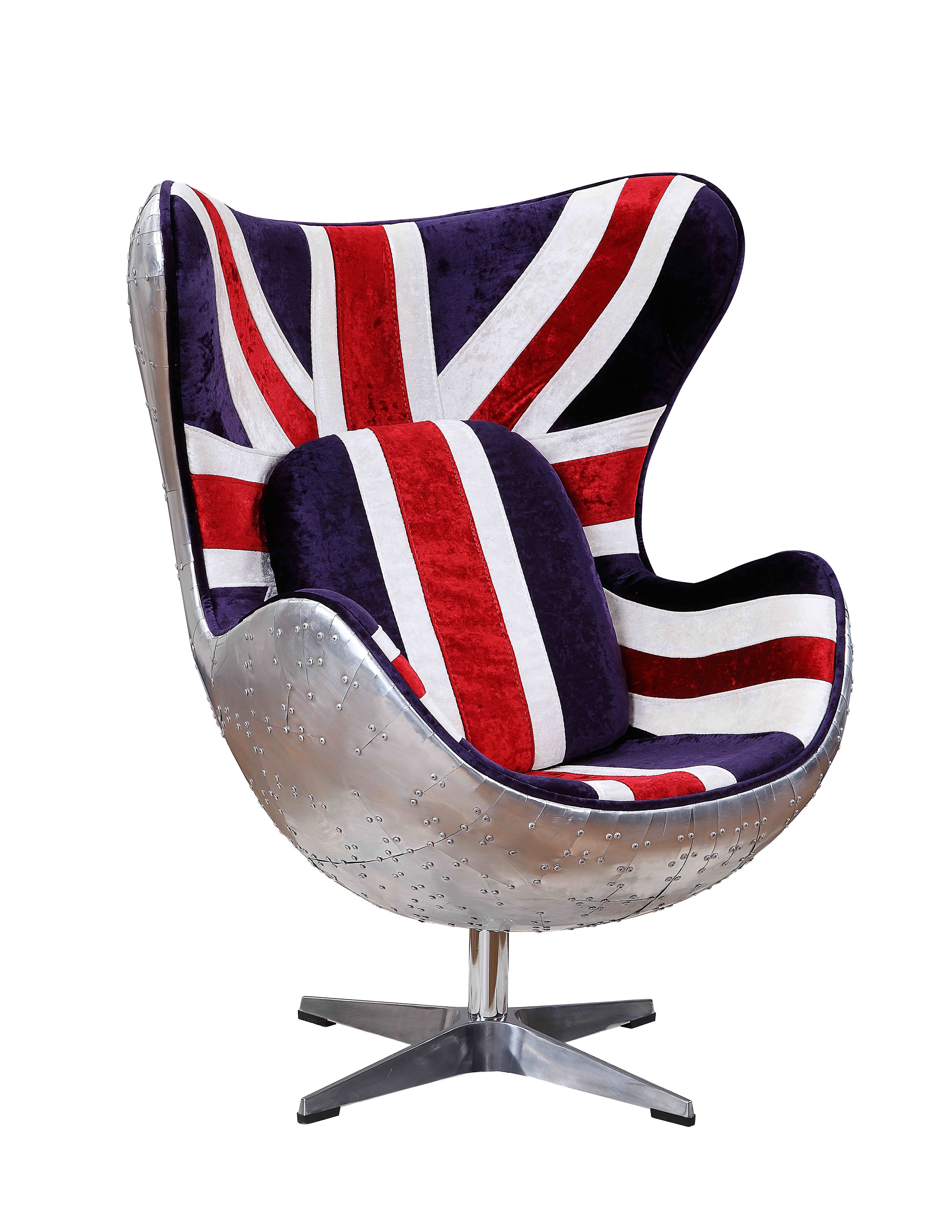Acme Furniture Brancaster Aluminum Swivel Accent Chair