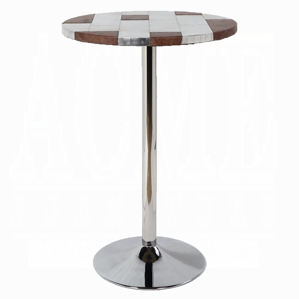 Acme Furniture Brancaster Retro Brown Aluminum Bar Table