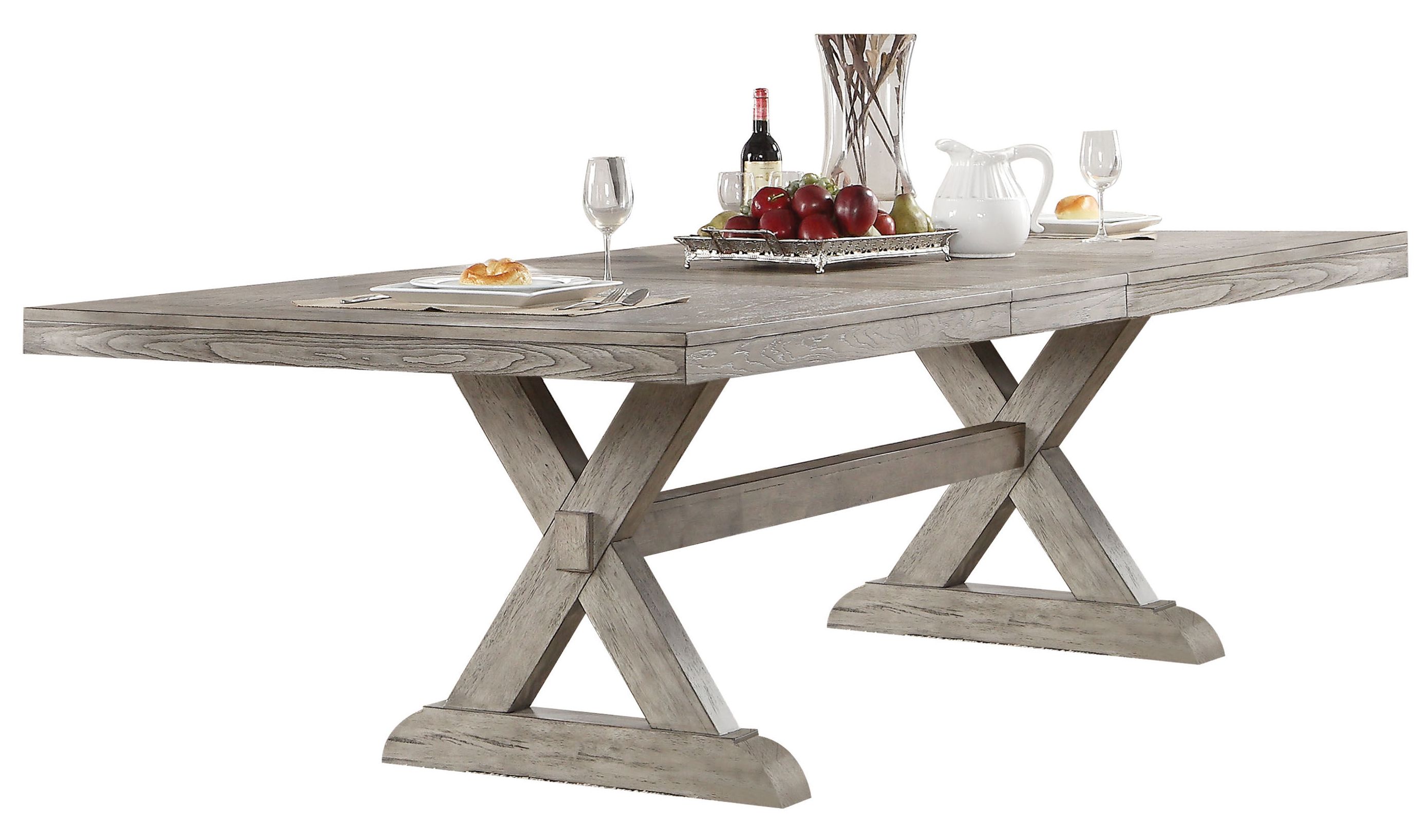 Acme Furniture Rocky Gray Oak Dining Table