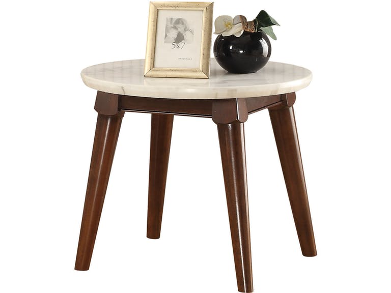 Acme Furniture Gasha White Walnut End Table