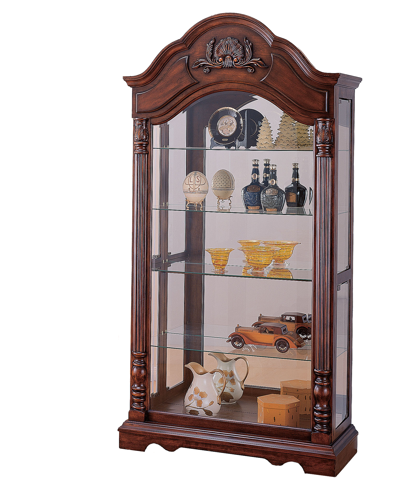 Acme Furniture Denton Cherry Curio Cabinet