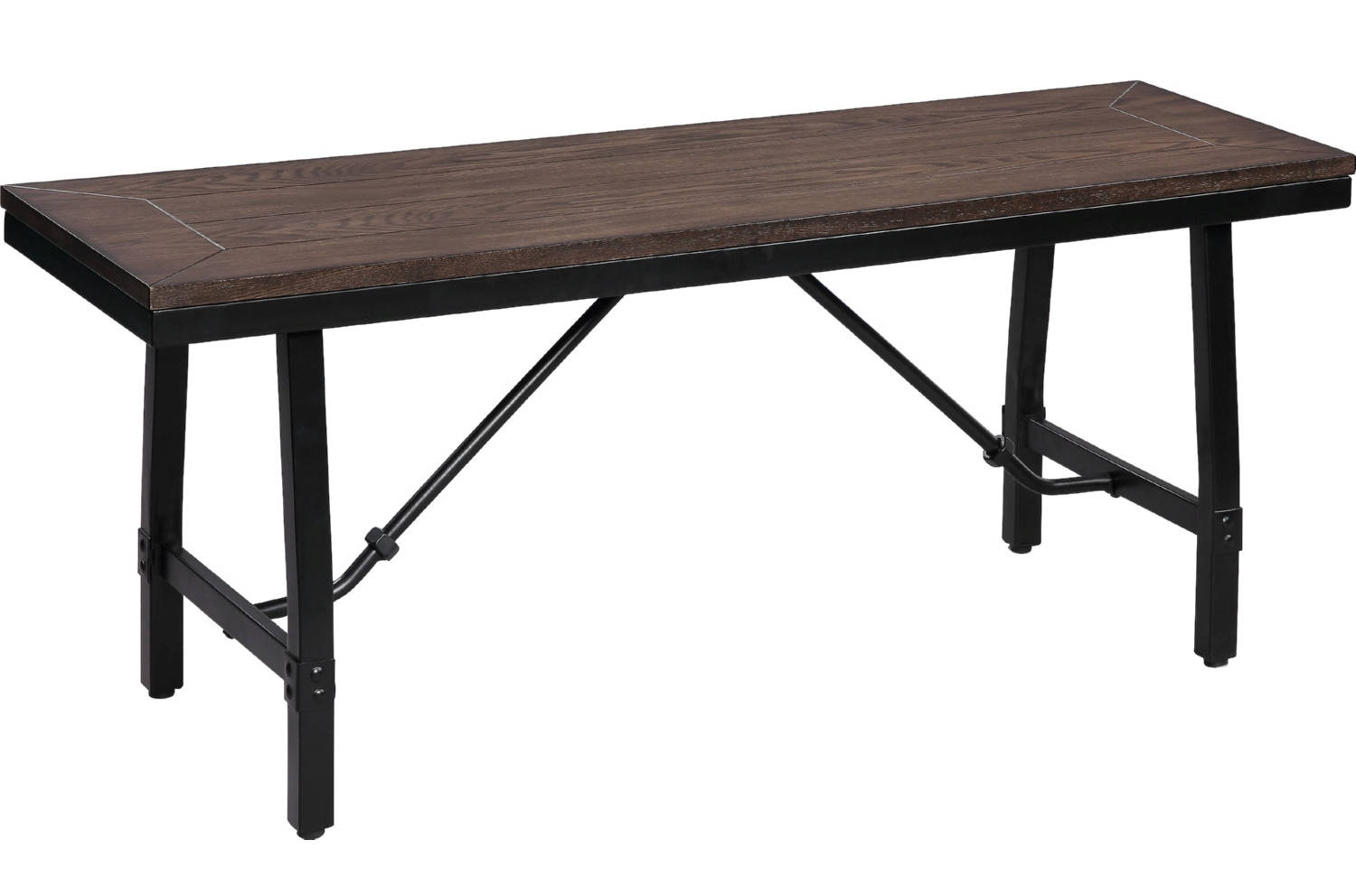 Acme Furniture Mariatu Oak Black Bench