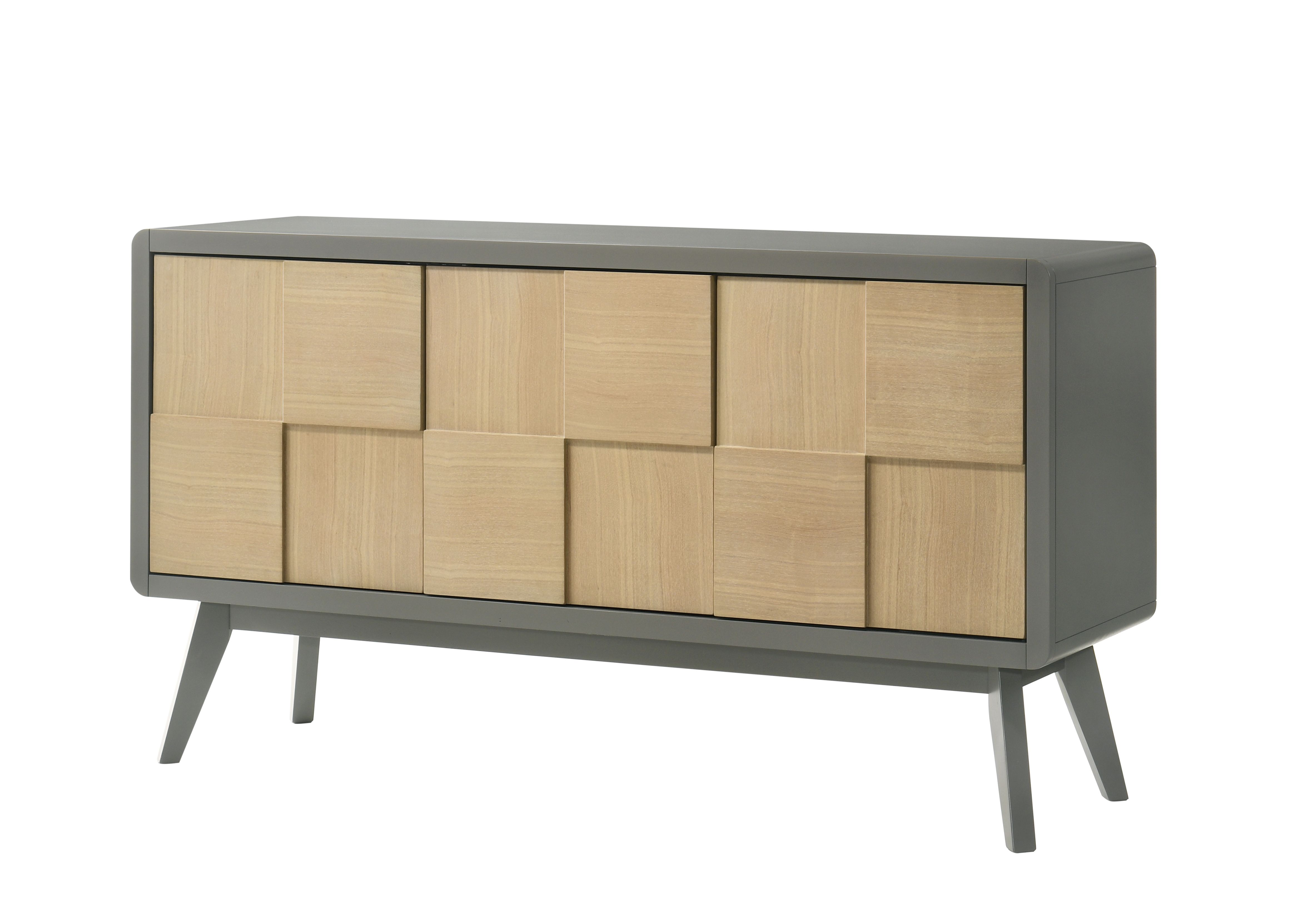 Acme Furniture Blayde Light Gray Natural Server