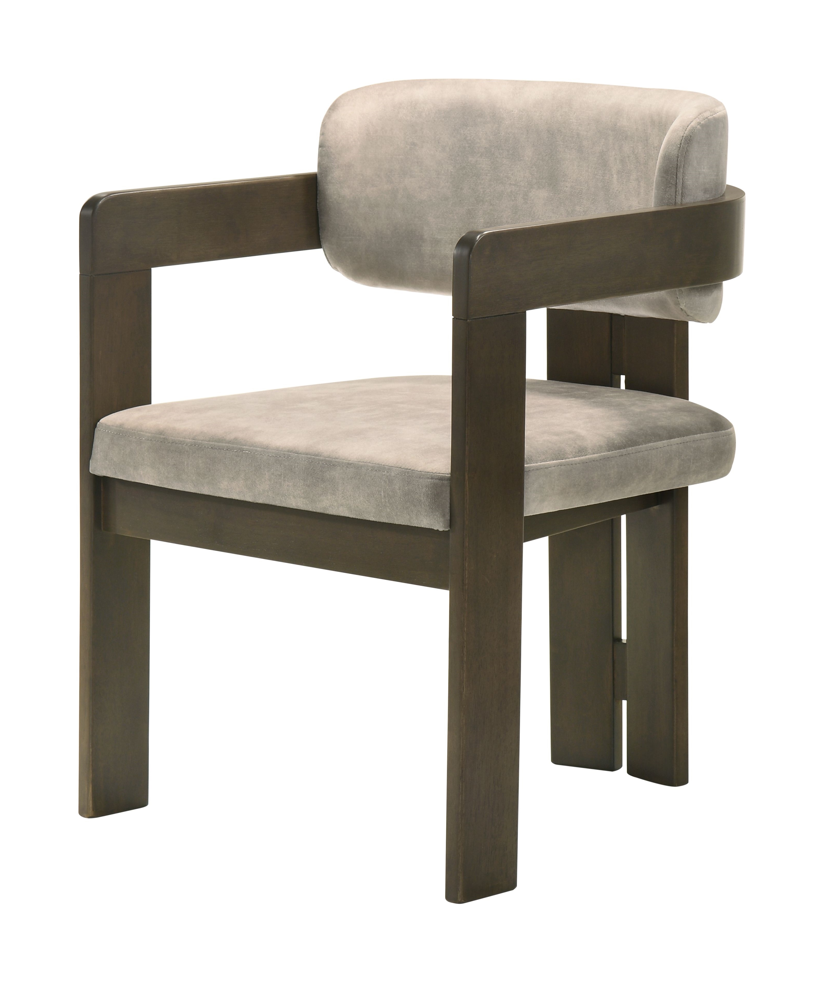 Acme Furniture Destin Light Gray Walnut Arm Chair