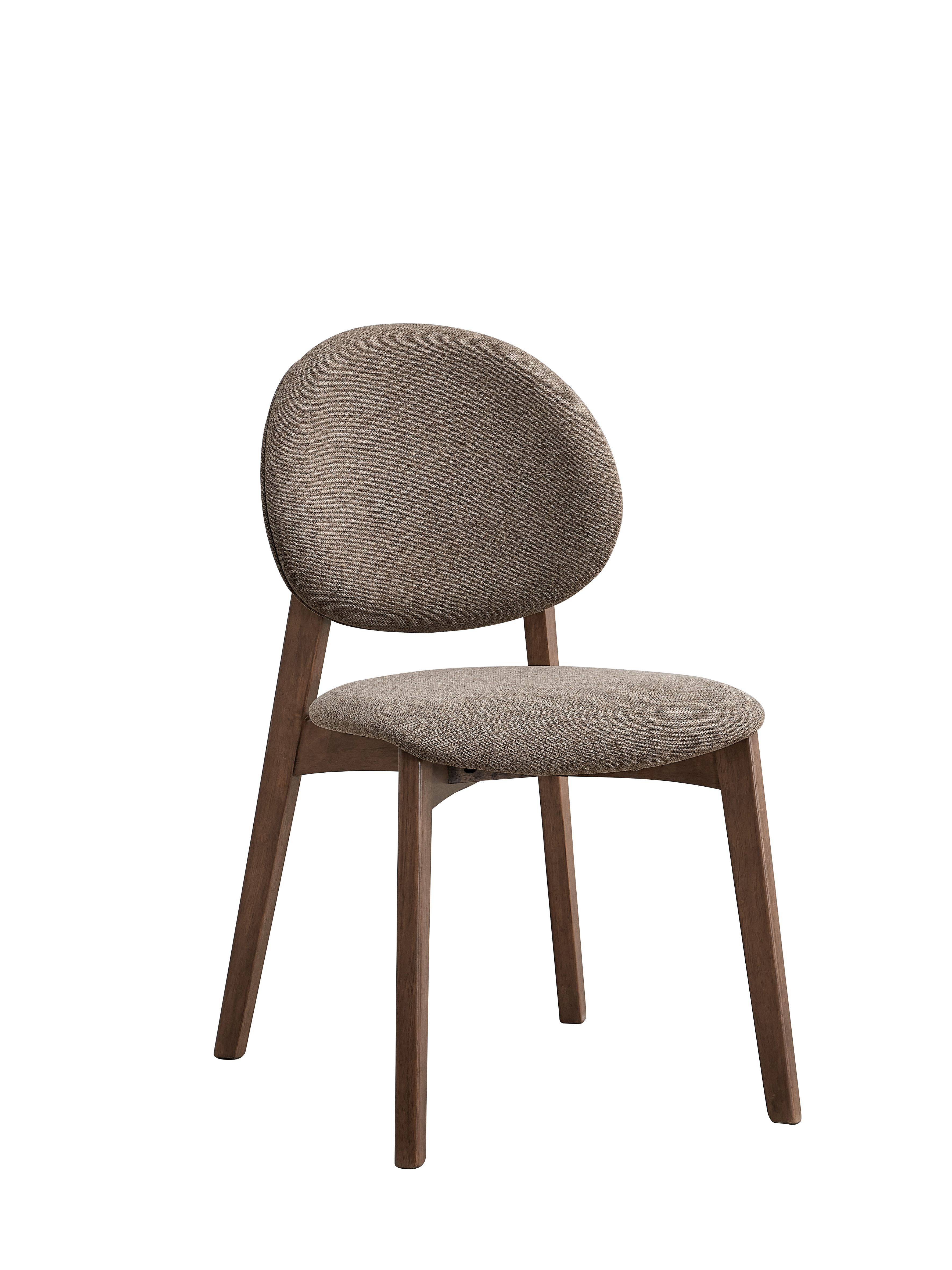2 Acme Furniture Hadasa Light Brown Walnut Side Chairs
