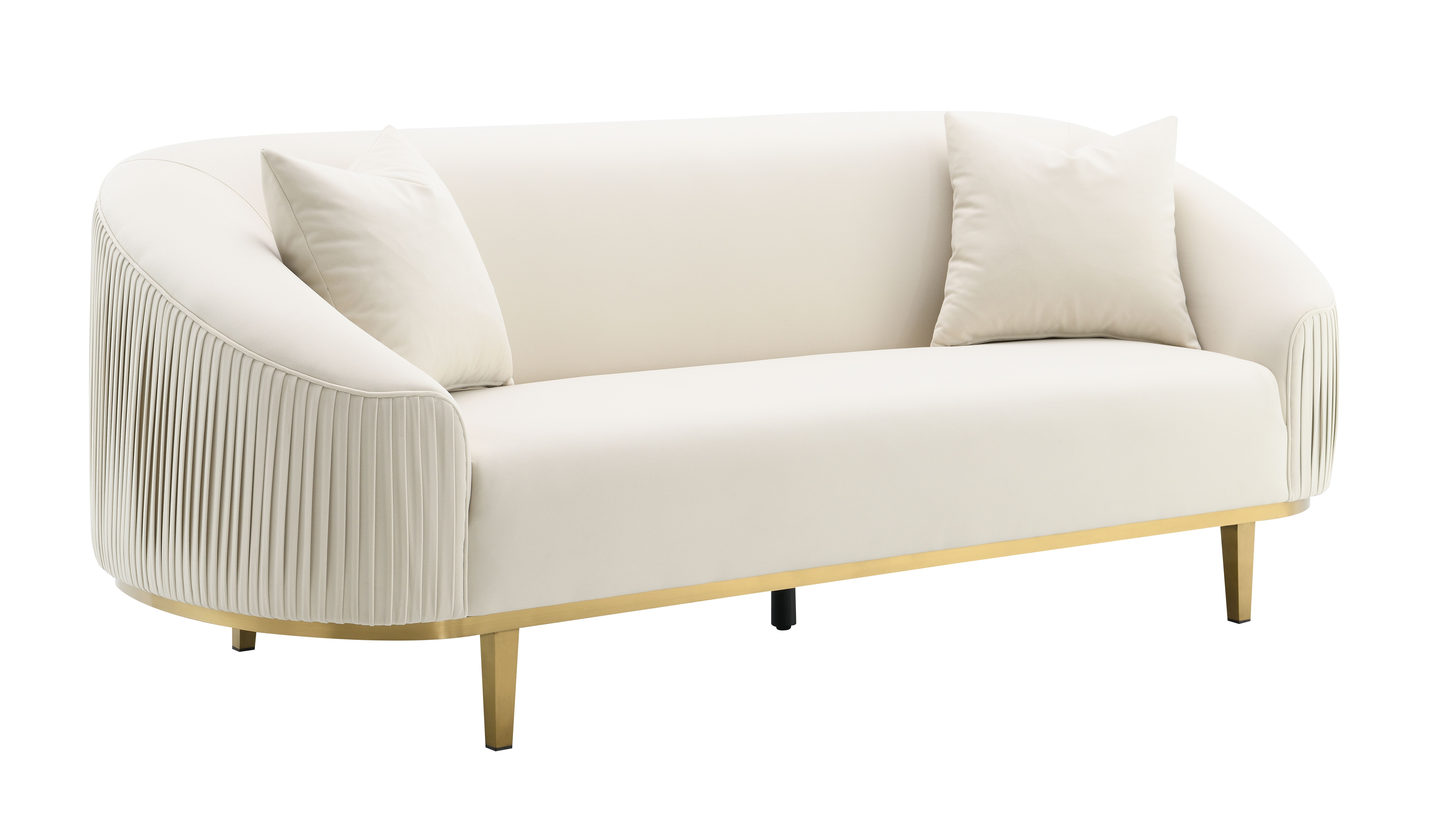 Acme Furniture Martina Ivory Sofa with 2 Pillows