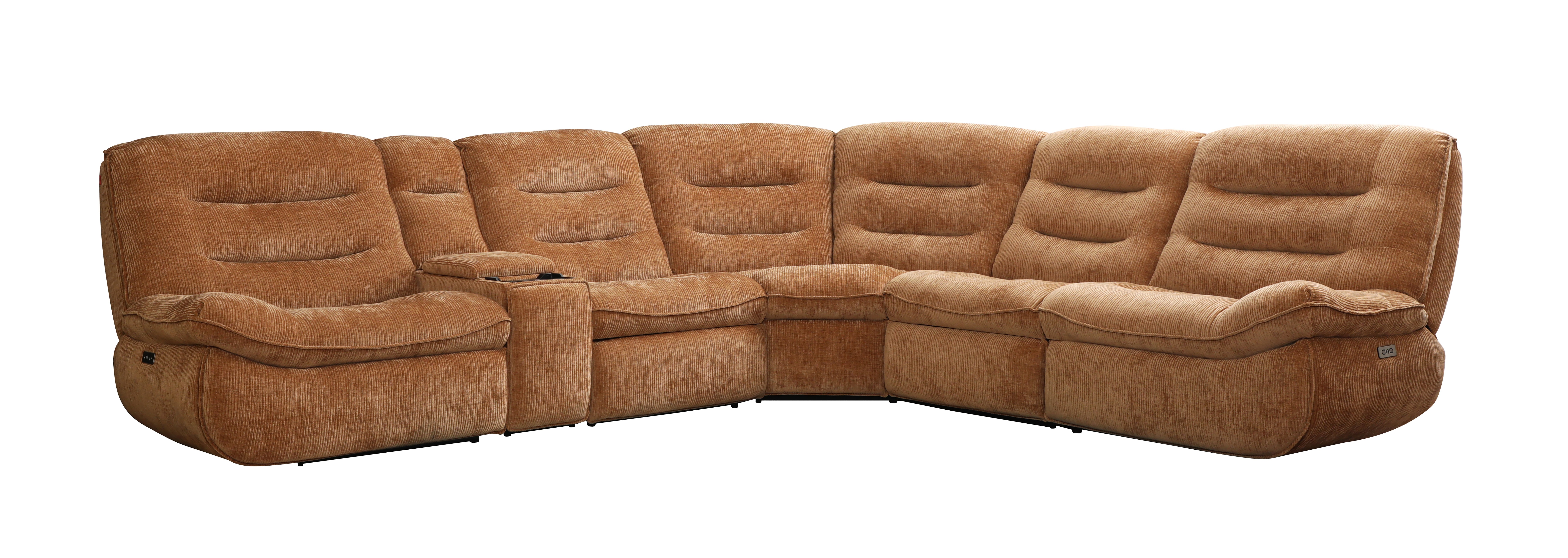Acme Furniture Emmy Orange Power Sectional Sofa ACM-LV04650
