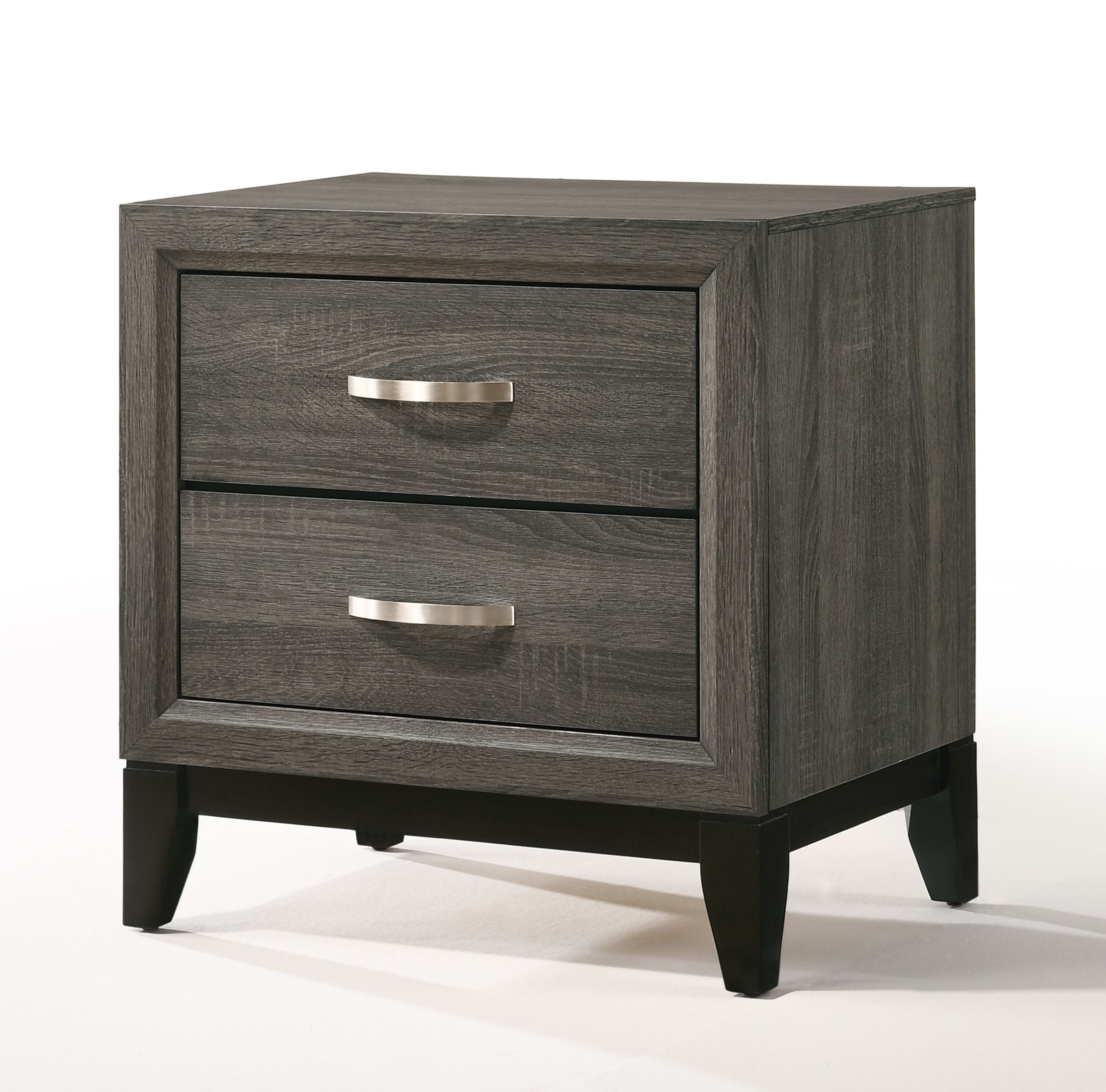 Acme Furniture Valdemar Weathered Gray Nightstand