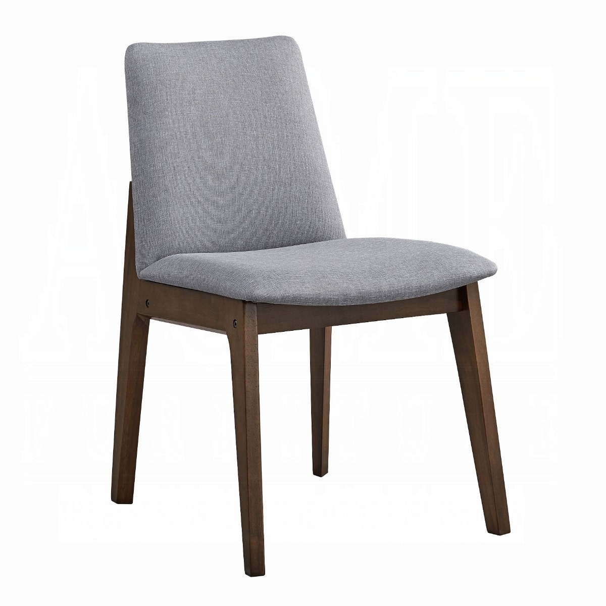 2 Acme Furniture Kaela Light Gray Walnut Side Chairs