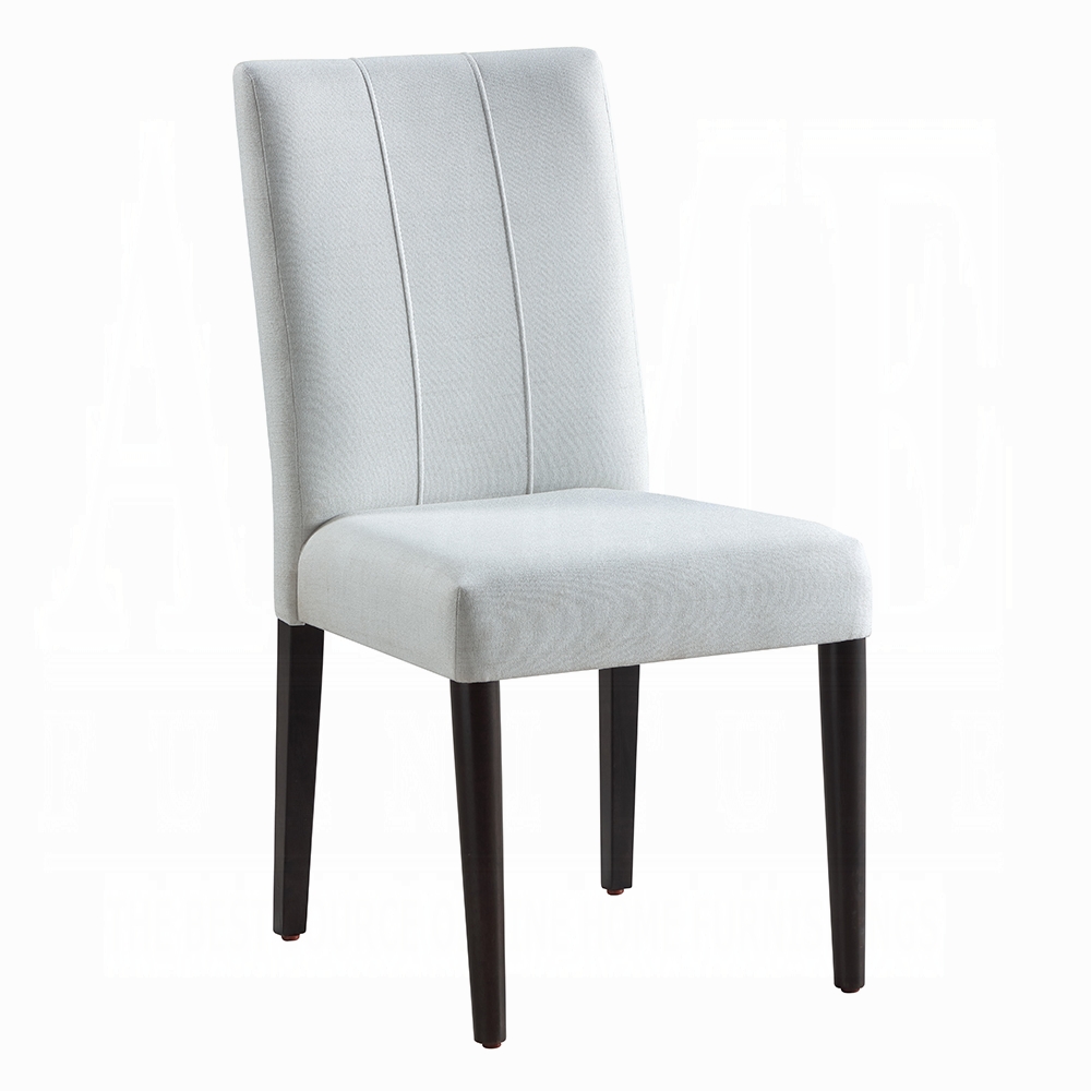 2 Acme Furniture Carena White Walnut Side Chairs