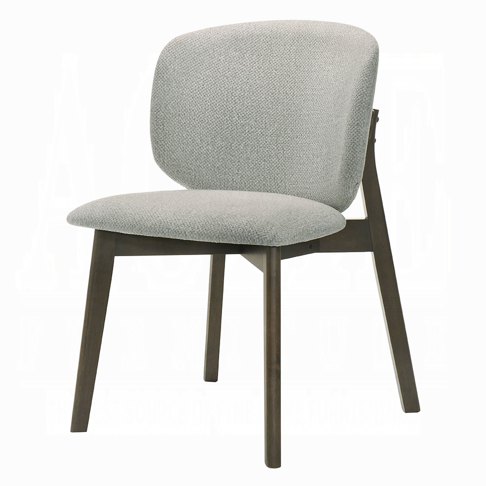 2 Acme Furniture Mallin Gray Walnut Side Chairs