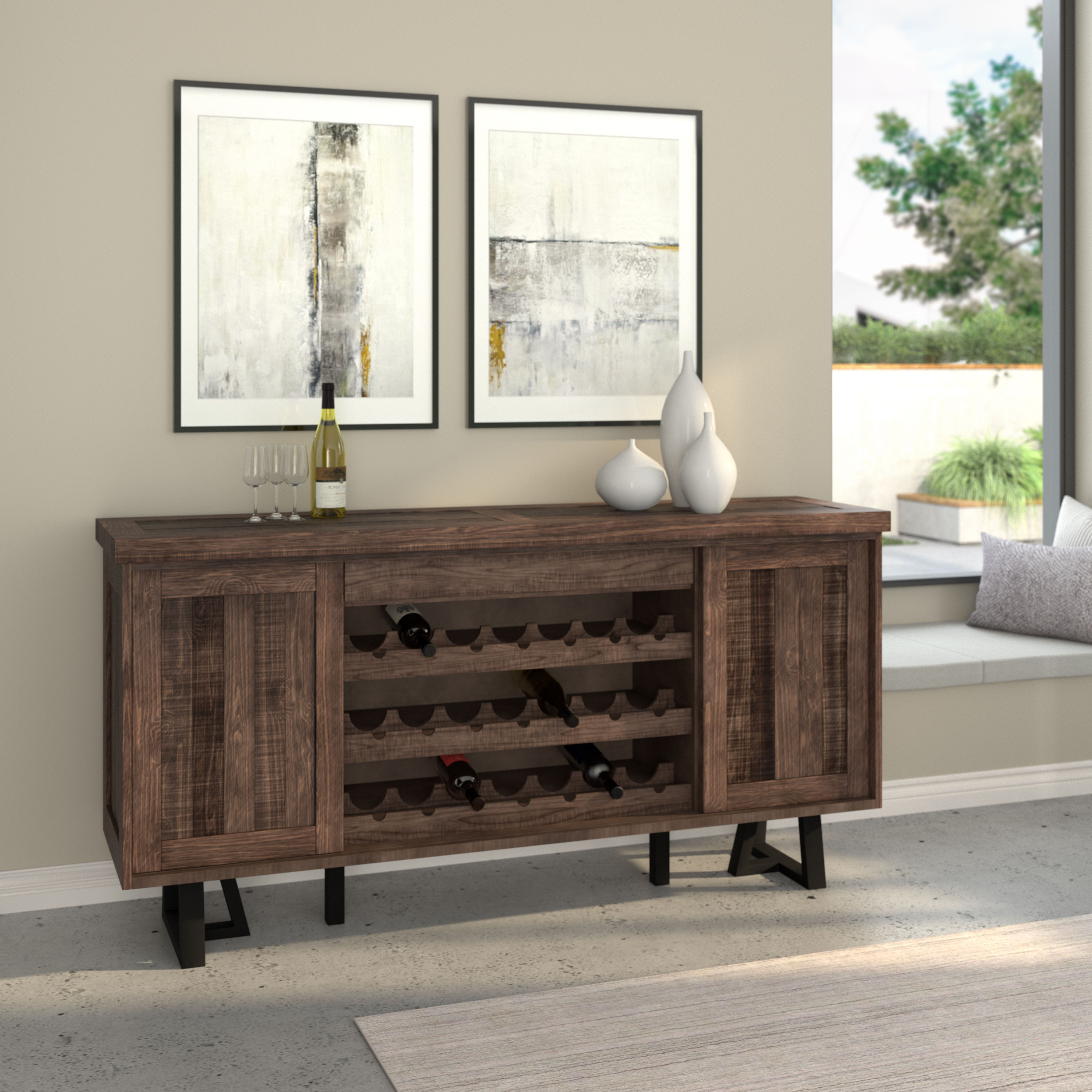 Alpine Furniture Prairie Sideboard